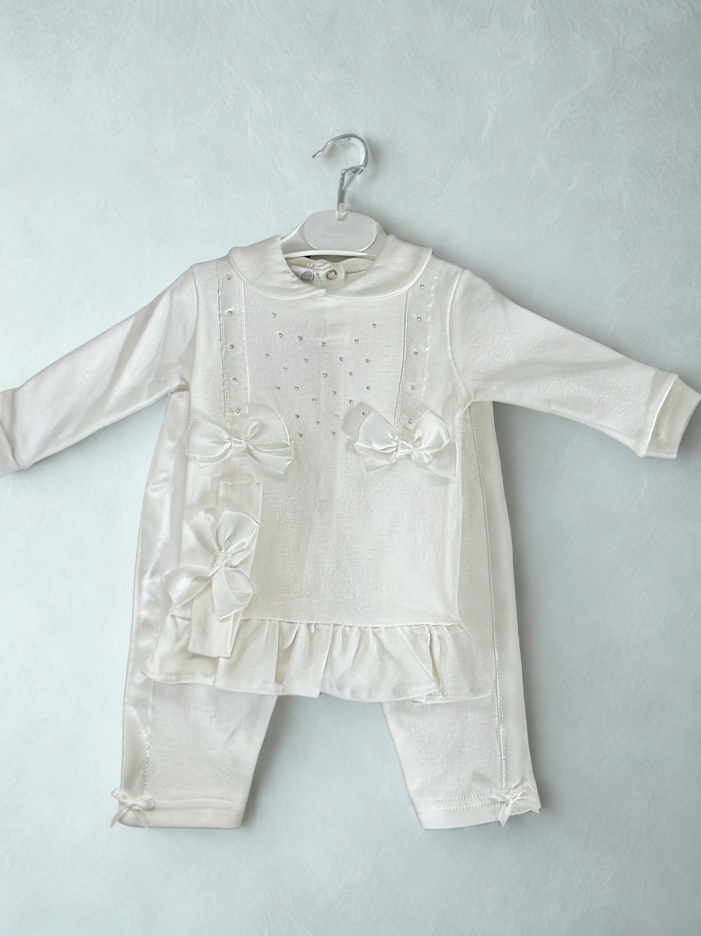 White Girls Outfit with Bows