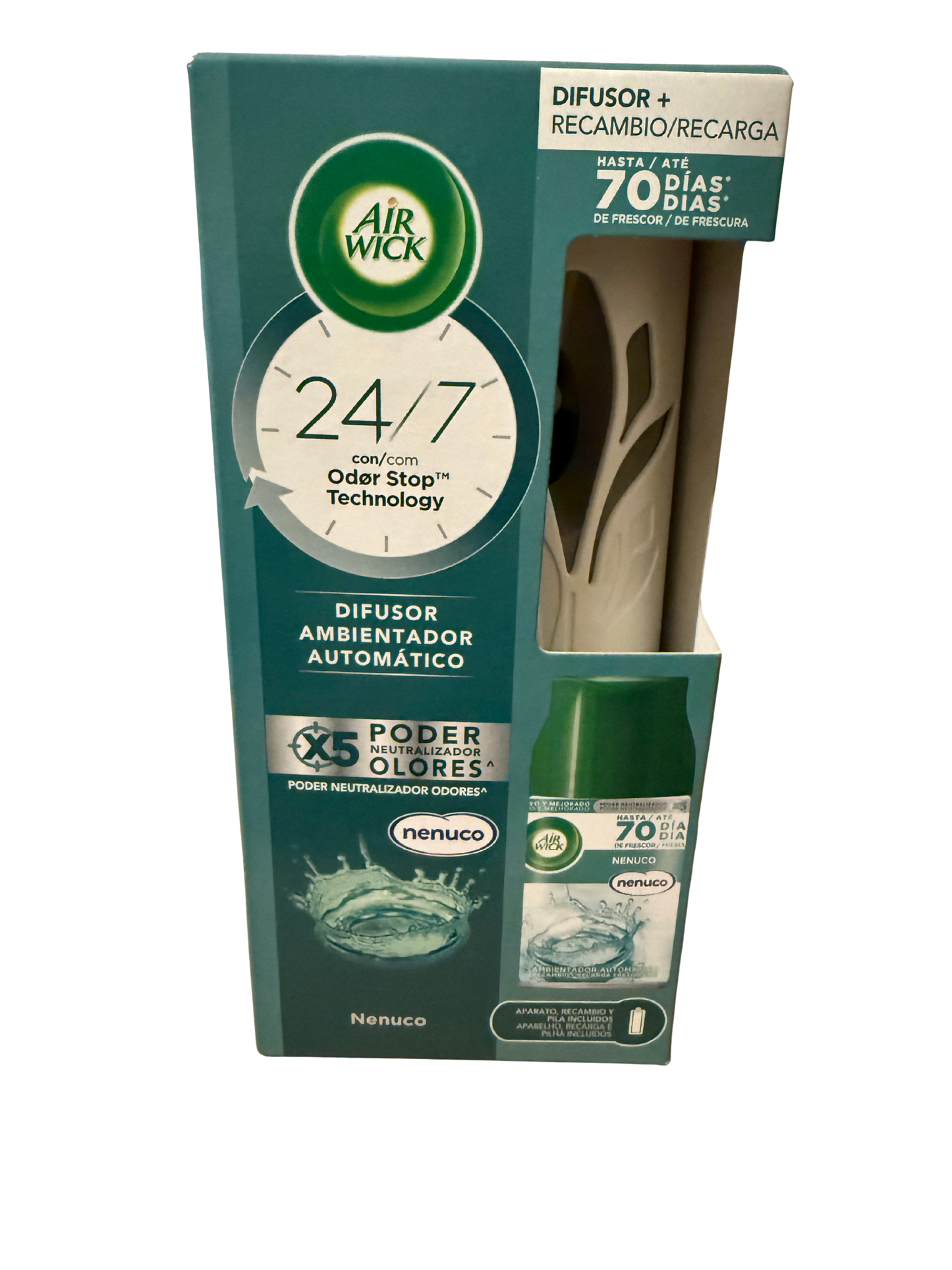 Air Wick Freshmatic Automatic Air Freshener Starter Kit with a Nenuco scent