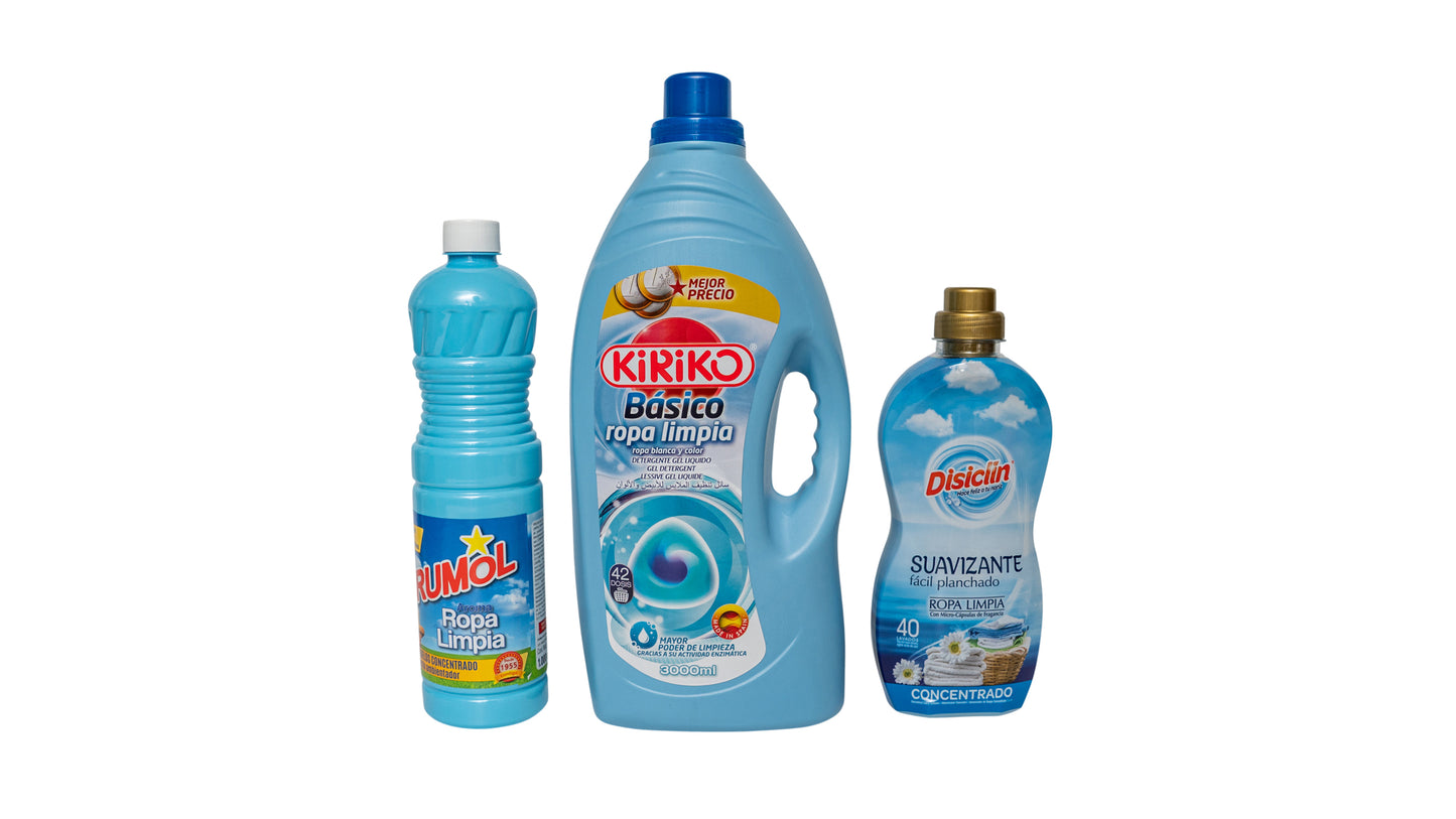 Ropa Limpia Home Care Bundle – 42 Wash Detergent, 40 Wash Fabric Conditioner & Floor Cleaner