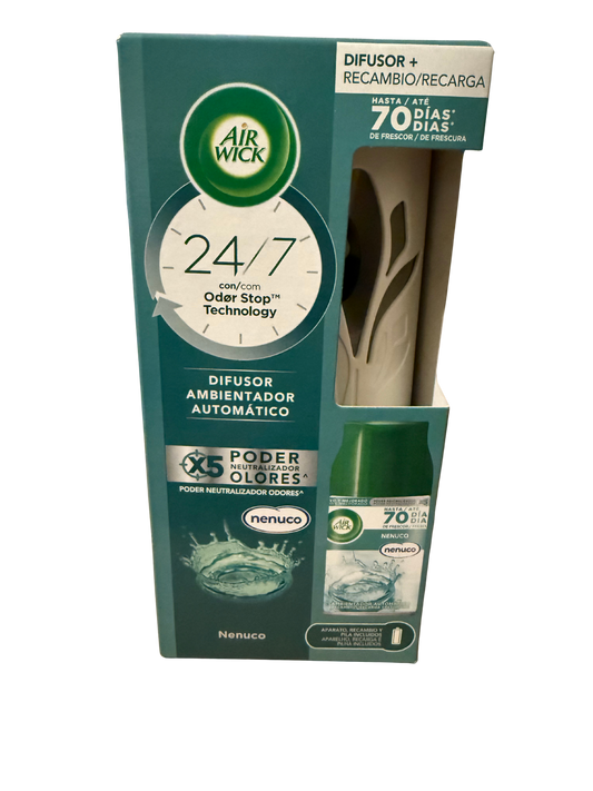 Air Wick Freshmatic Automatic Air Freshener Starter Kit with a Nenuco scent